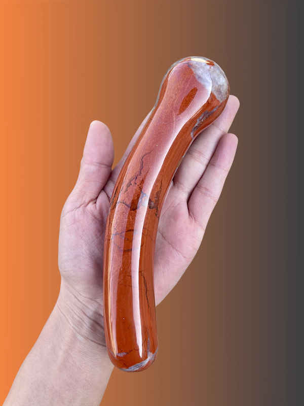 hedone a red jasper massage wand