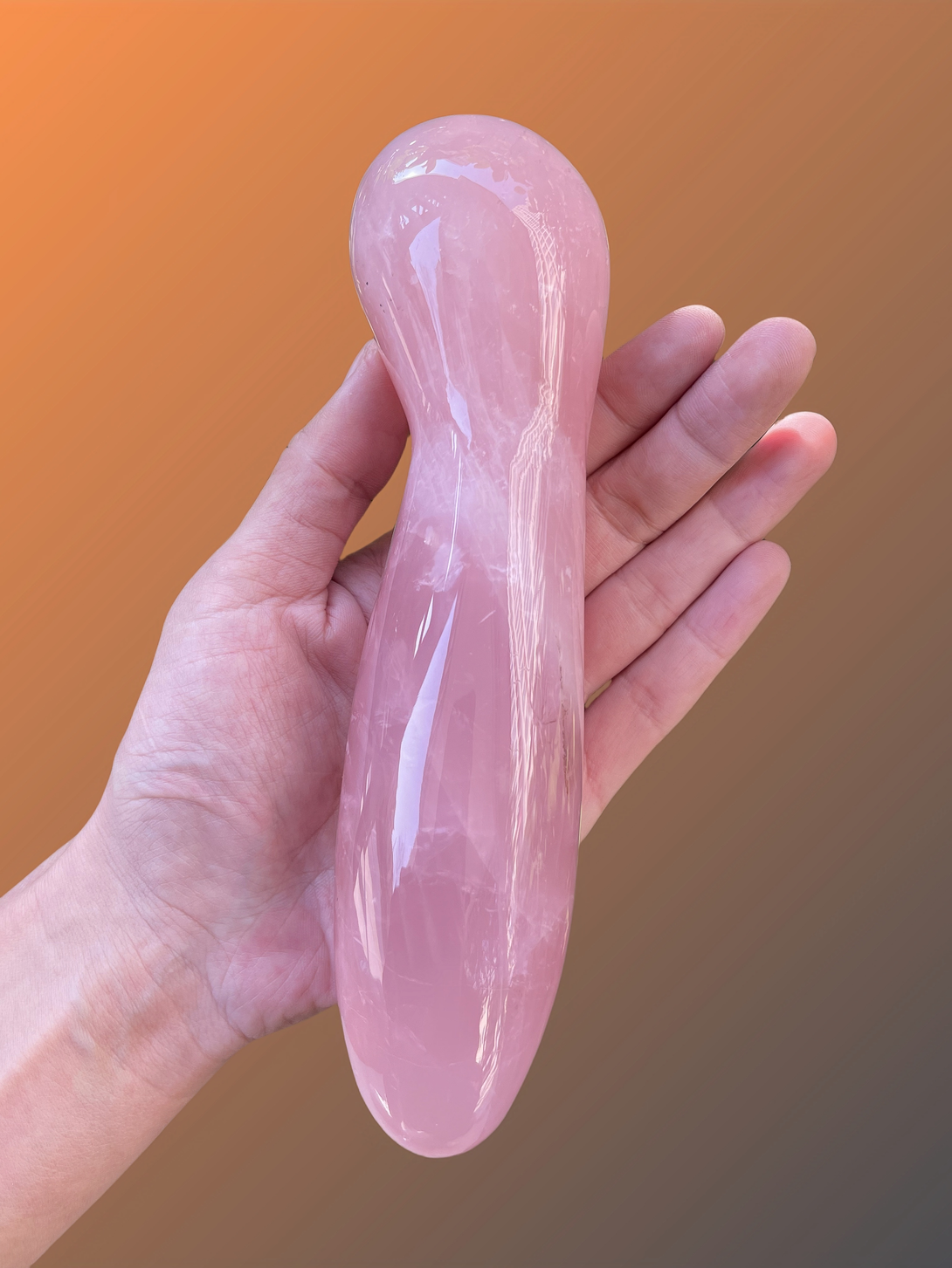 ananke a rose quartz wand