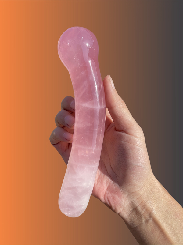 hedone a rose quartz massage wand