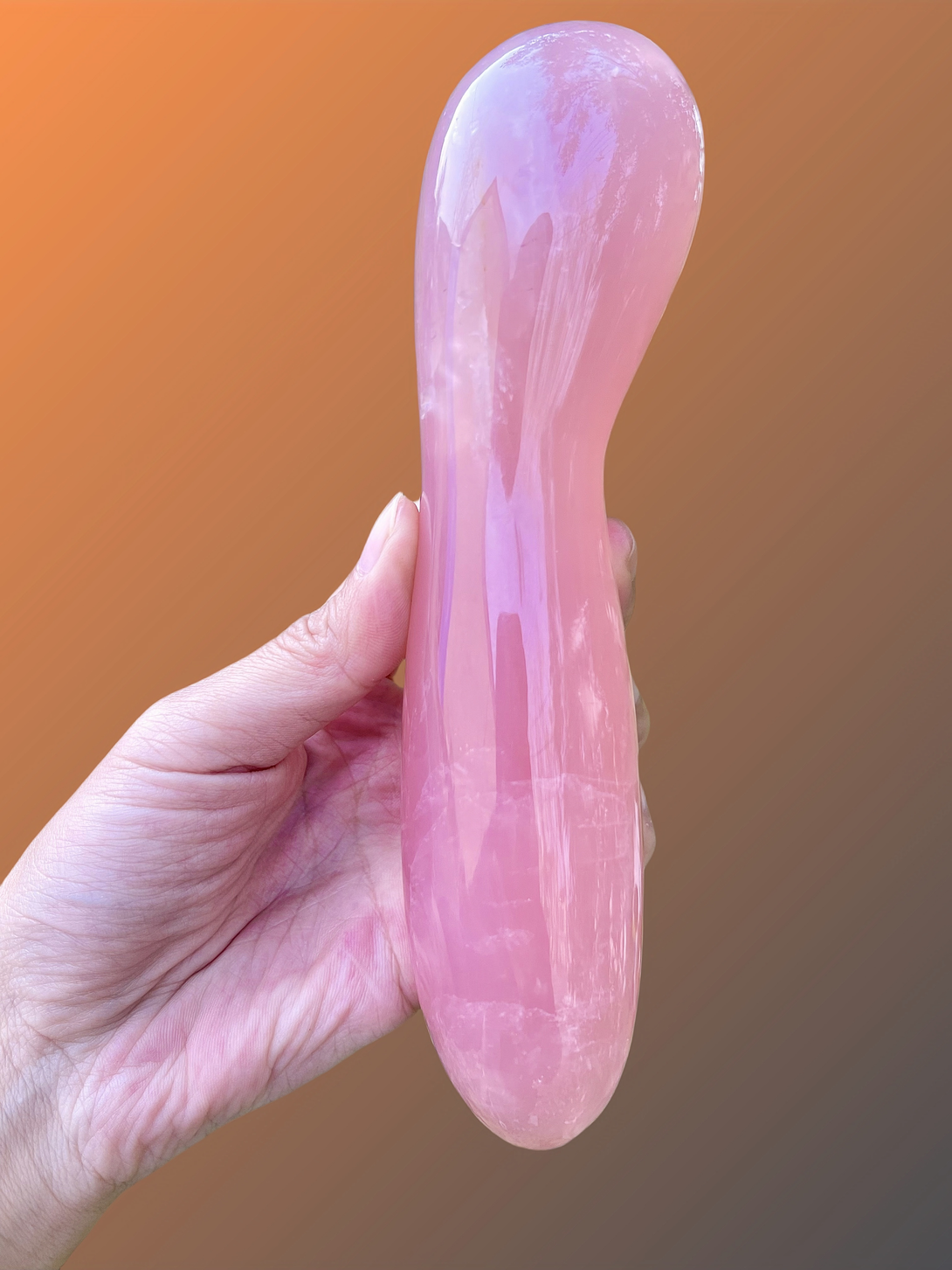 ananke a rose quartz wand