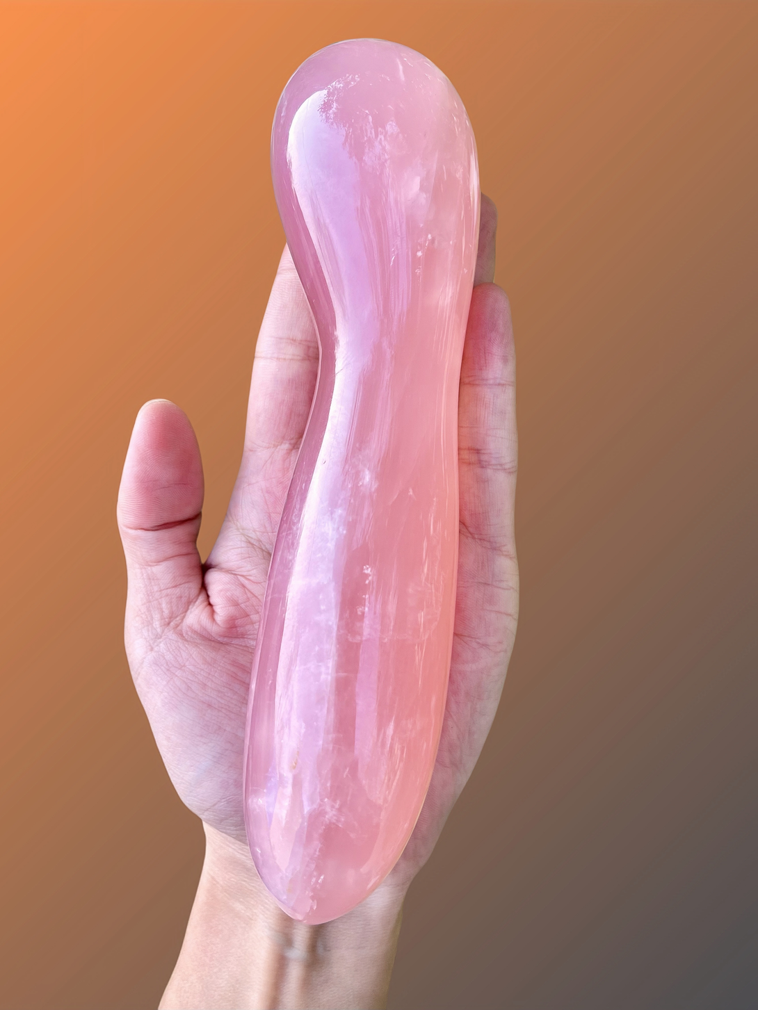 ananke a rose quartz wand